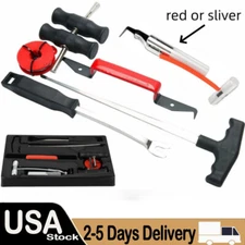Set of 7 Professional Auto Windshield Wind Glass Removal Tool Kits Remover New
