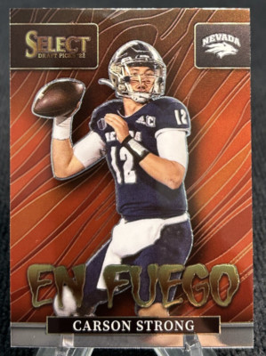 2022 Panini Select Draft Picks - En Fuego Carson Strong #EN-CS (RC)
