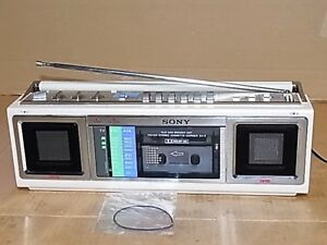 SONY ZX-5 Stereo radio cassette flat speaker APM installed | eBay