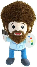 Bob Ross Plush Toy 6.5 inches. Famous Painter. Free Fast Shipping. New