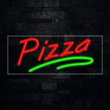 Pizza LED Neon Sign 30"L x 12"H 30609