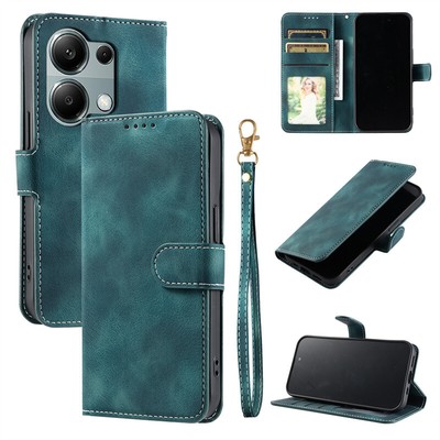 Retro Wallet Leather Flip Cover Case For Xiaomi Redmi Note 13 Note 12 Note 11 10