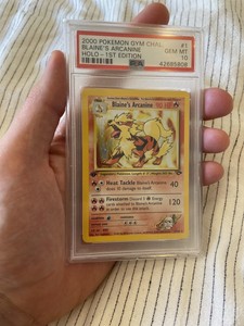 Blaine’s Arcanine 1st Edition Holo PSA 10 GEM MINT | eBay