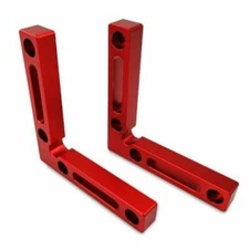 2Pcs Woodworker's 90° Positioner Right Angle Clamp Woodworker's Measuring Tools