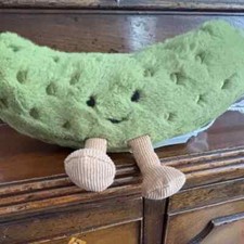Jellycat AMUSEABLES PICKLE green Authentic USA purchase Foodie cult sold out NEW