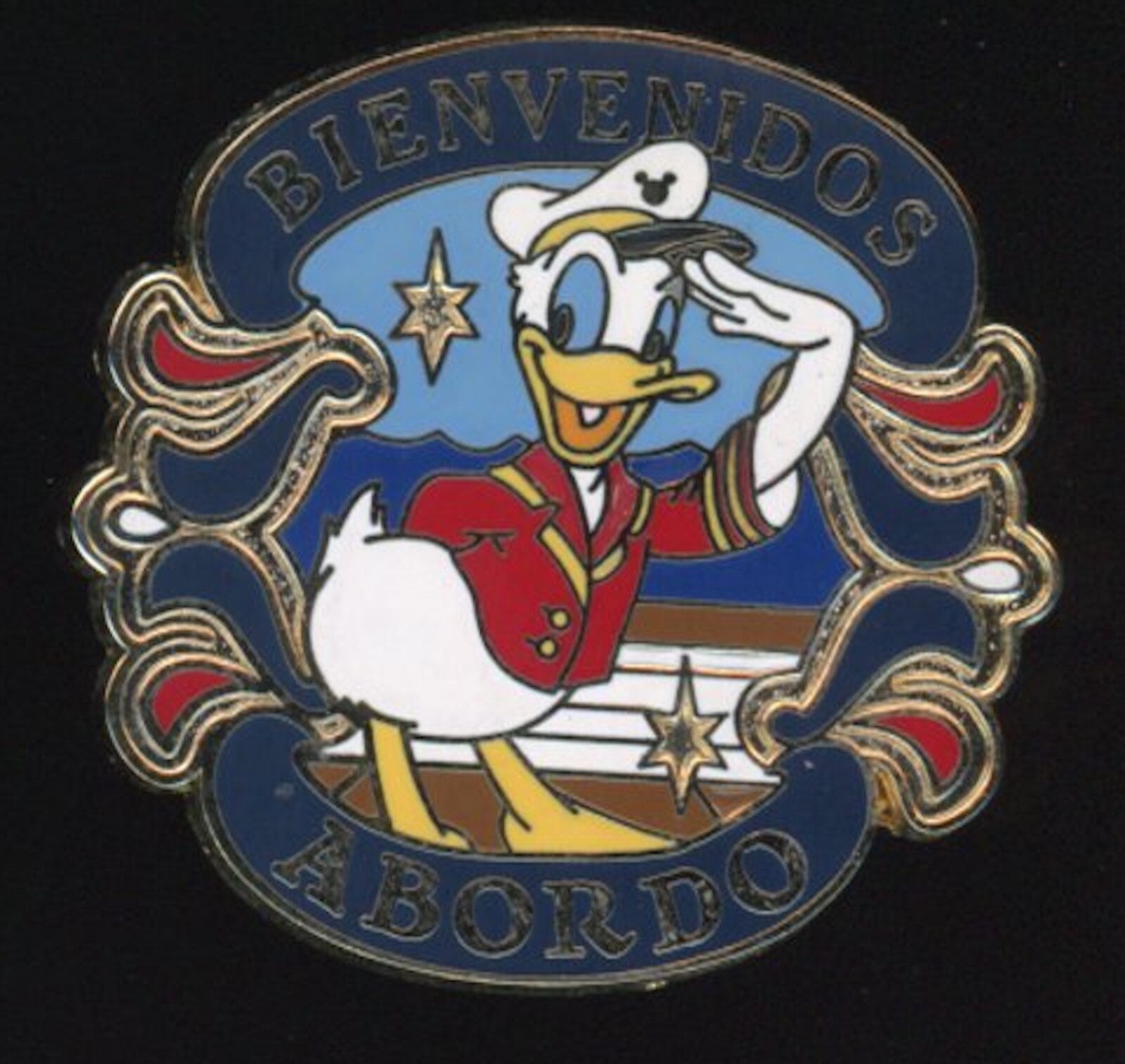 ABD Adventures By Disney Donald Duck Bienvenidos Abordo Disney Pin