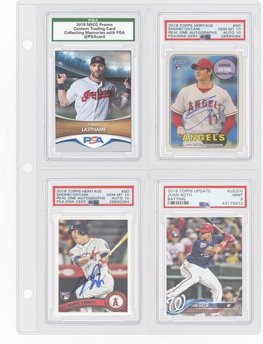 Graded Card Slab Binder Pages for Storage & Display, Compatible with 40 PSA, BG - Picture 11 of 12