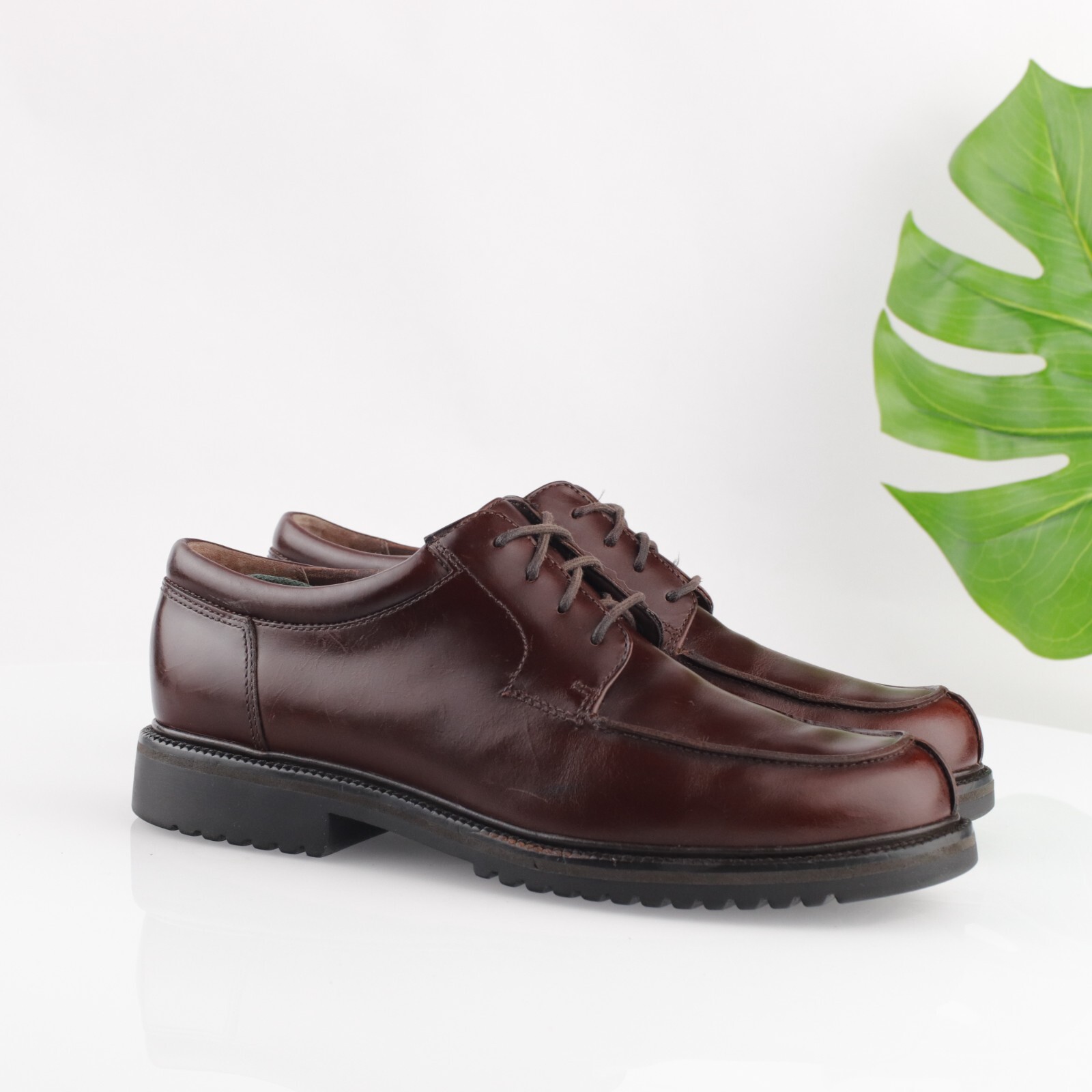 SAOLA Scarpa elegante Cole Haan Country uomo Oxford taglia 9 M impermeabile bordeaux punta spaccata