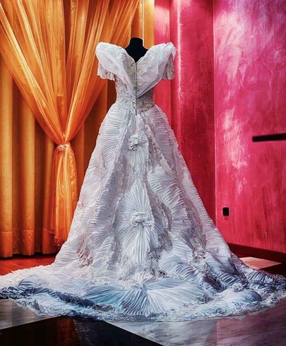Abito da sposa usato bianco decorato | eBay