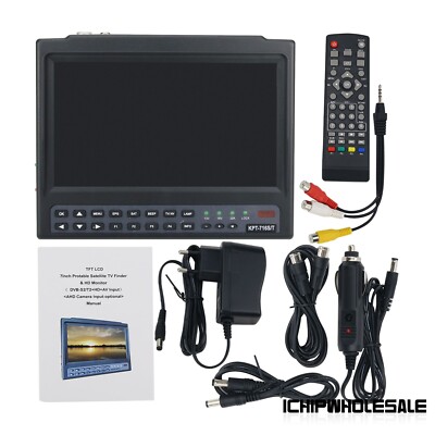 KPT-716S/T Satellite Finder Meter HD TV Receiver DVB-S2 DVB-T2 MPEG-4 Modulator