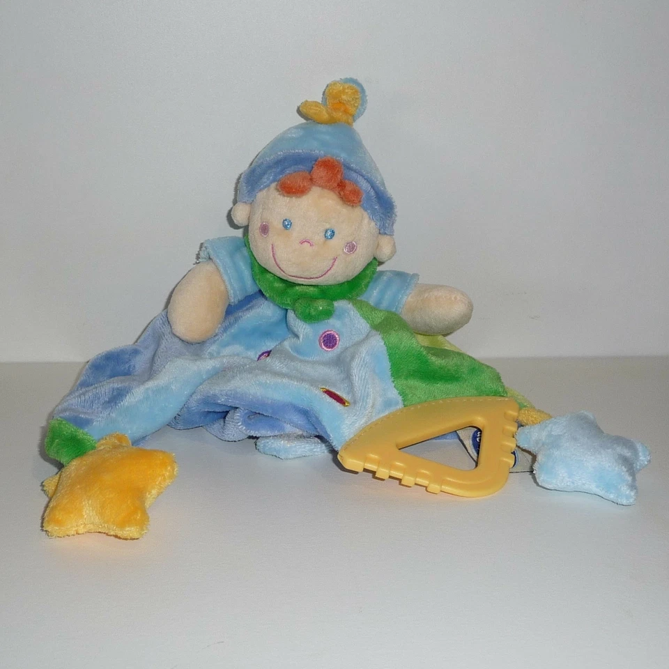 Doudou Clown Mots d'enfants - Anneau de dentition - Photo 1/1