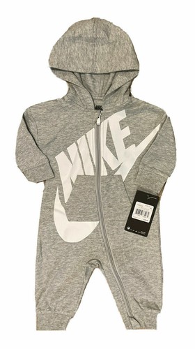 NWT NIKE Baby 1-PC Hooded Long Sleeve Romper, NEW STYLES; Sizes 3M thru 24M - Picture 12 of 34