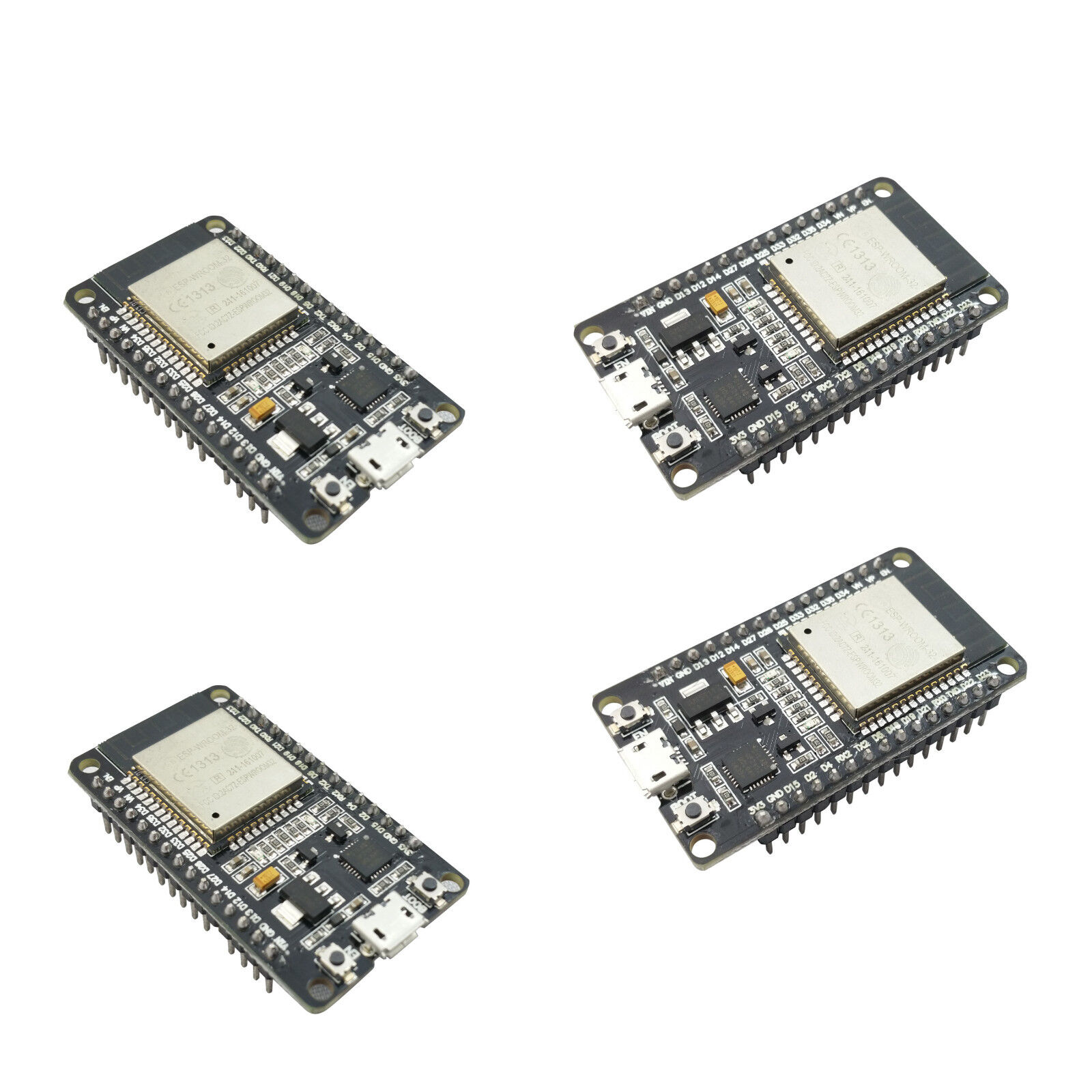 4Pcs ESP32 Rev1 ESP-32 Dev Board Wifi Bluetooth BLE Module Arduino IDE Compat.