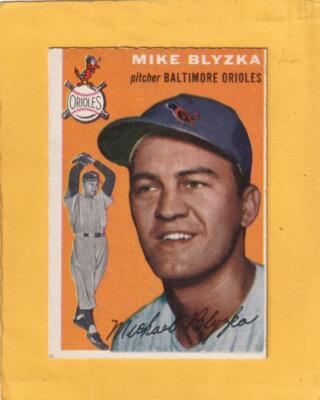 1954 Topps #152 Mike Blyzka Baltimore Orioles VG/EX RC Rookie Lot