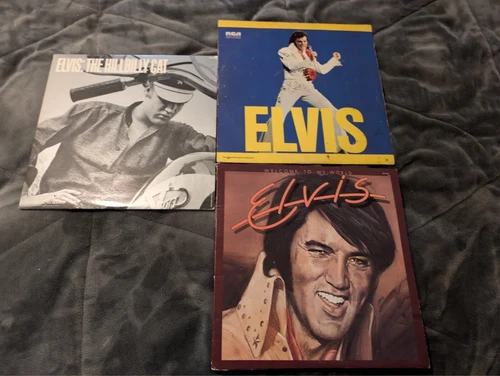 elvis presley lot 3 welcome tomy world. The hillbilly cat. Elvis
