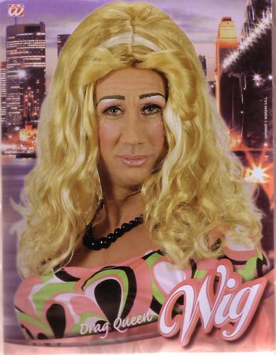 Perücke Drag Queen blond Travestie Männerballett - Foto 1 di 2