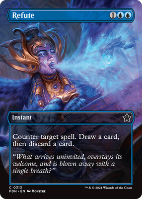 MTG - Refute  - Foundations - NM - EN - Foil