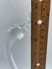 Murano Style Art Clear Glass Swan Long Neck In Mint Condition — photo 8