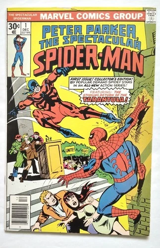 Peter Parker The Spectacular Spider-Man 1 1976 Key Issue Vintage Marvel Comic