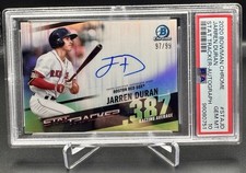2020 JARREN DURAN BOWMAN CHROME PSA 10 Auto Boston Red Sox Rookie Autograph /99