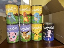 Campbells Pokémon Soup *SET Of 7*Mew Eevee P...