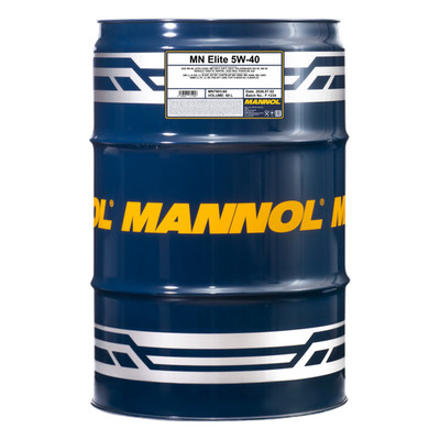 MANNOL Elite 5W-40 Motoröl, ACEA A3/B4, API SN/CH-4, BMW LL-01, 60 Liter Fass