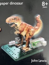 Paper Dinosaur "Moving Dinosaur Model Kit" by John Lewis - Requires Batteries
