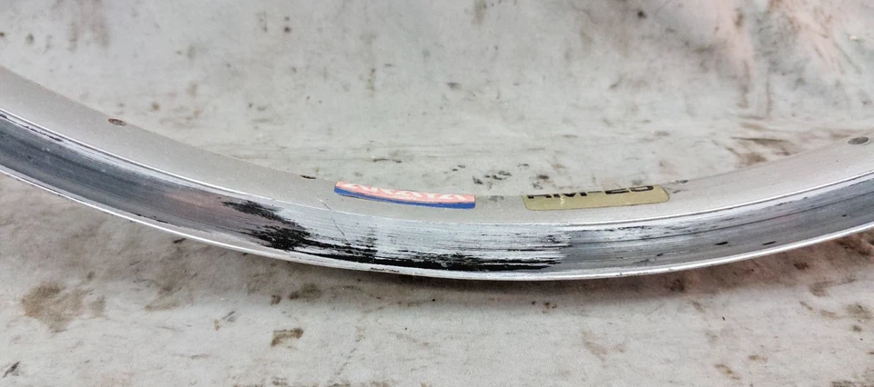 Araya RM25 26" MTB aro de bicicleta 36S 559ISO clincher aro freio parede dupla vintage ~ - Imagem 3 de 4