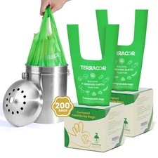 Compost Bags, 3 Gallon Compostable Food Scrap...