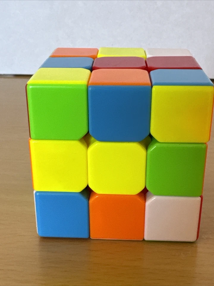 Cubo de velocidad 3x3 cubo mágico sin pegatinas cubo rompecabezas inteligencia mejora juguetes Foto 3 de 3