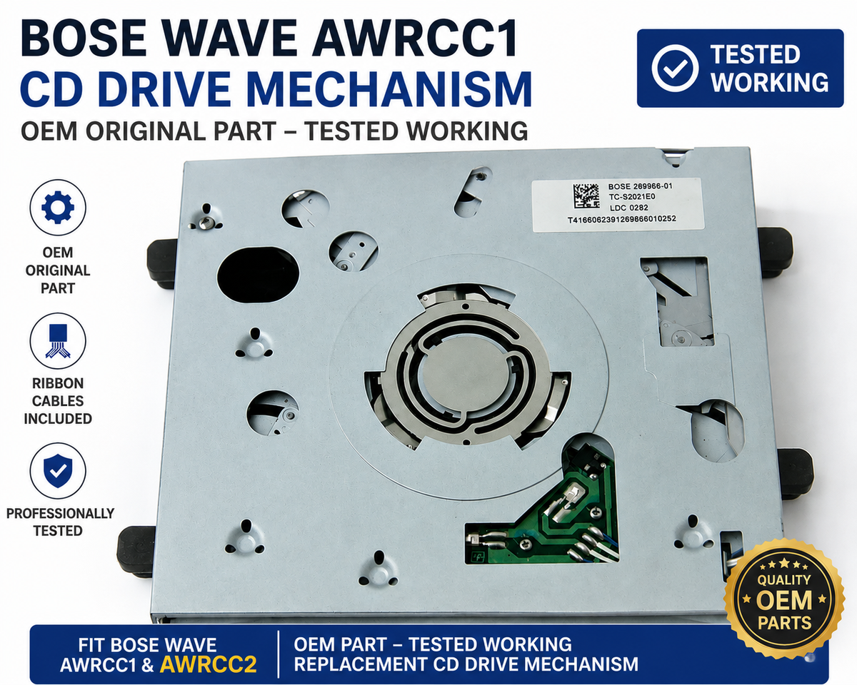Bose Wave Series II CD Drive Replacement Exchange – NOT PLAYABLE