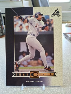 1998 Pinnacle Zenith 5x7 Tony Clark #Z55 JUMBO Ripped