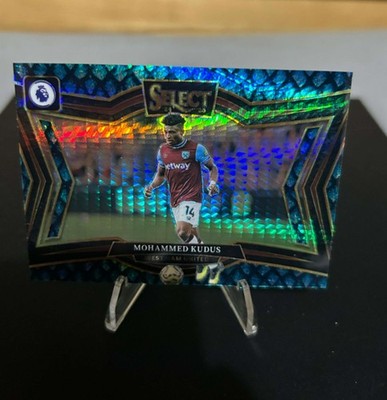 Panini EPL Prizm 24-25 Mohammed Kudus Dragon Scale Parallel /48 West Ham C529
