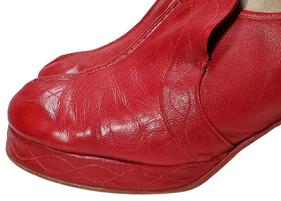 De Colección Años 70 Años 70 Para hombres PLATAFORMA Tacones DISCO Zapatos de Vestir Mocasines Talla 12 D Foto 2 de 4