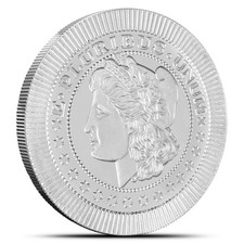1 oz SilverTowne Morgan Stackable Silver Round (New) 100.36 per troy oz