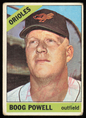 1966 Topps #167 Boog Powell Baltimore Orioles