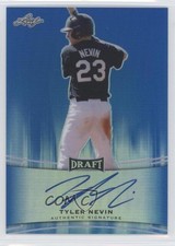 2015 Leaf Metal Draft Blue Prismatic 8/50 Tyler Nevin #BA-TN1 Auto 2b2