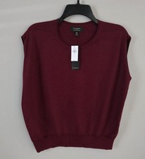 NWT Banana Republic Maroon Lightweight Sleevless Forever Sweater Vest M