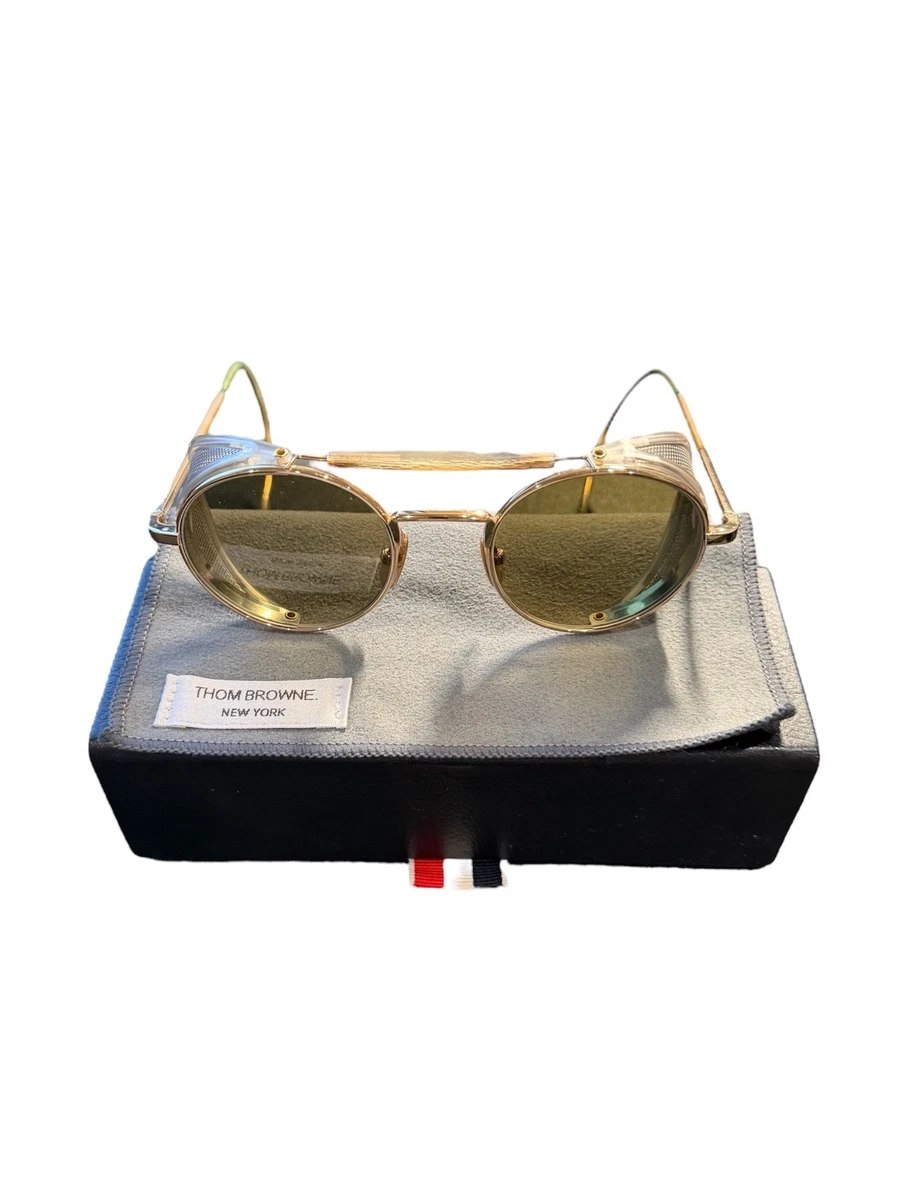 Men's Thom Browne Gold Sunglasses | eBay