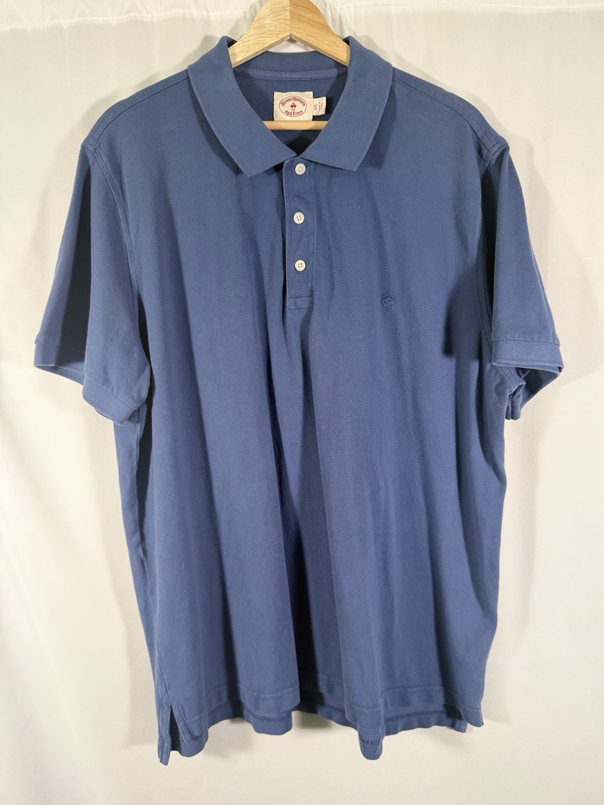 Brooks Brothers Red Fleece Classic Cotton Polo Shirt Navy Mens Size XXL