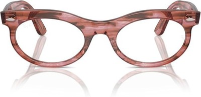 Ray Ban Rx2242V Wayfarer Oval 8363 53-22-150 Pink Eyeglass Frames