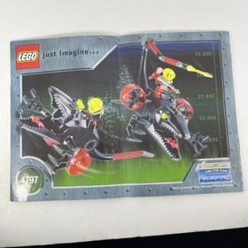 Lego Alpha Team #4797 Mission Deep Sea Instruction Manual Guide Only