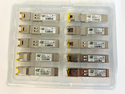 Lot De 2 Cisco Glc-Te 1000Base-T RJ45 SFP Émetteur-récepteur Module 30