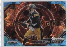2023 Panini Prizm Fireworks Blue Ice Prizm 97/99 Kenny Pickett #F-9 11nu