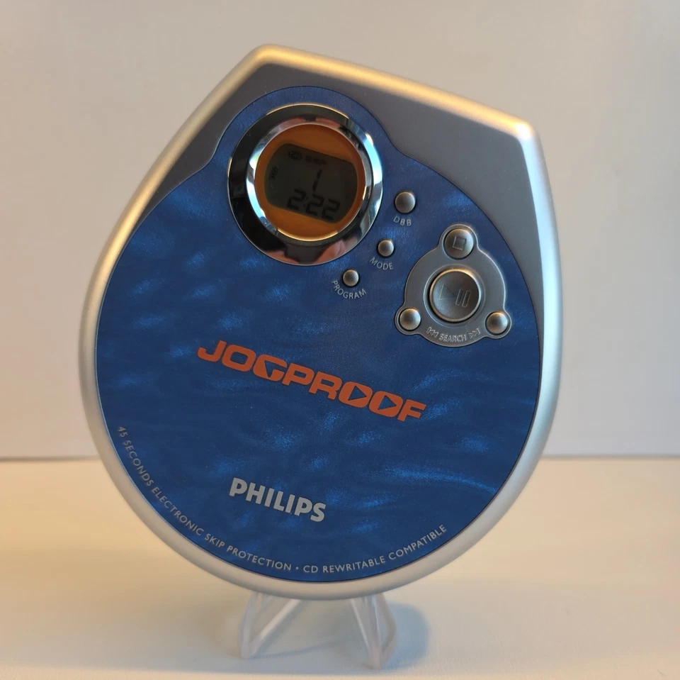 Philips AX3202 Discman CD Player tragbar Jogproof Portable Retro