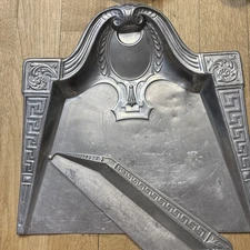 Aluminum Silent Butler Crumb Catcher/Tray Silver Floral Decor Vintage USED SEE