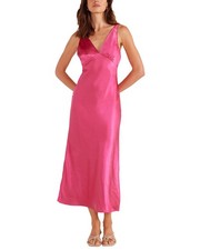 Minkpink Mariana Bias Midi Dress Women's M