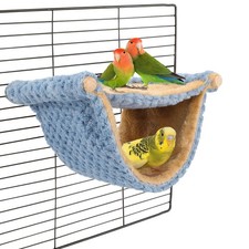 BWOGUE Winter Warm Bird Nest Bed Hanging Hammock Snuggle Hut Parrot House Tent T
