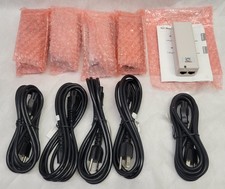 Lot of 5 Microsemi 3501GC Power Injector PoE Adapter PD-3501GC/AC W/PWR CORDS