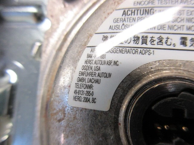 05 2005 克莱斯勒 Pacifica 司机车轮安全气囊原始设备制造商 LKQ — 第 3/4 张图片